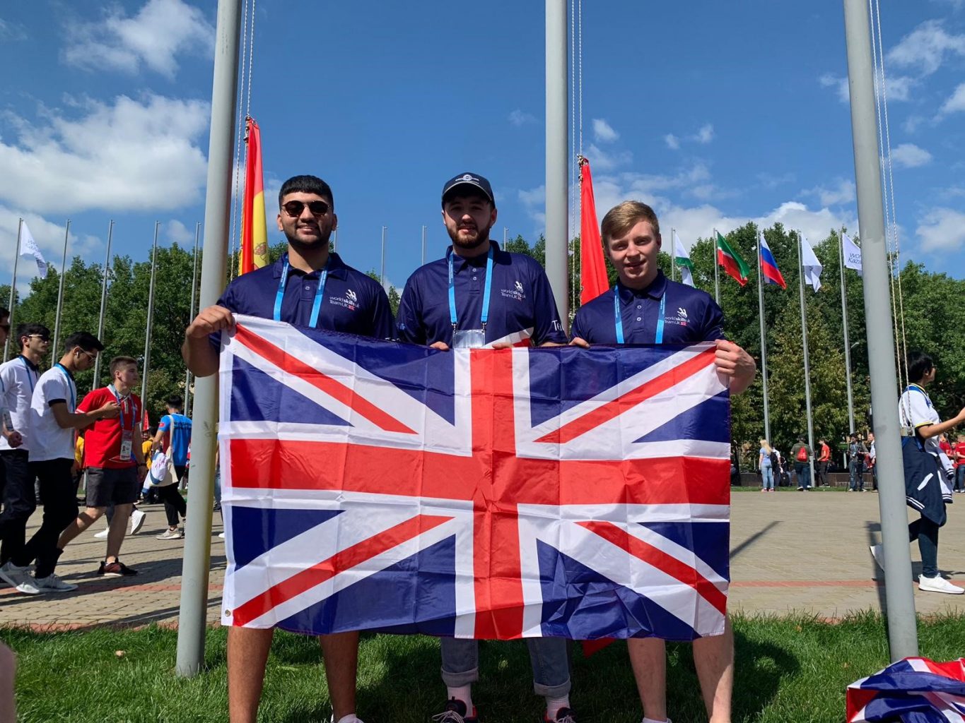 Lads with Flag
