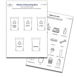 1. Recycling Centre Printable Game
